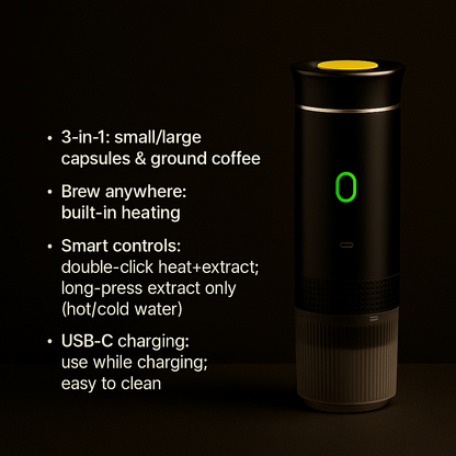 Brewza Go – Portable Coffee Maker